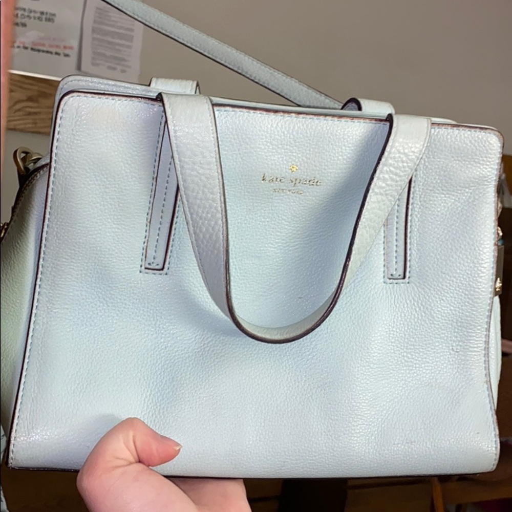 Kate Spade light /teal blue purse